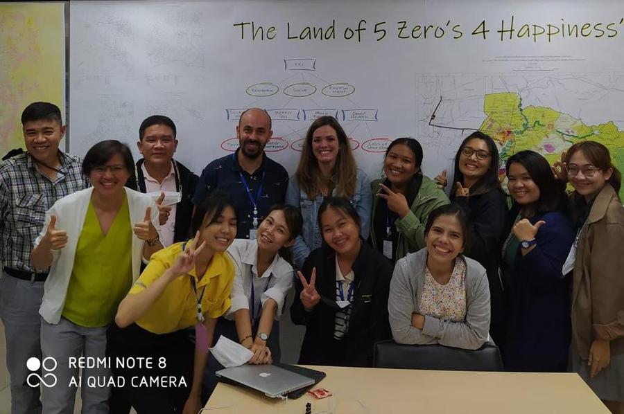 End of the remote sensing course at the Thai Space Agency © Damien Arvor