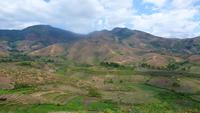 Paysage agricole sur les Hautes Terres de Madagascar