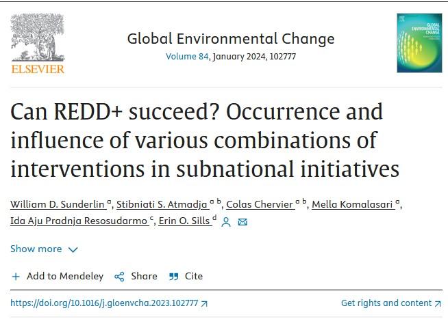 L'initiative REDD+ peut-elle réussir ? Occurrence et influence de diverses combinaisons d'interventions dans les initiatives infranationales