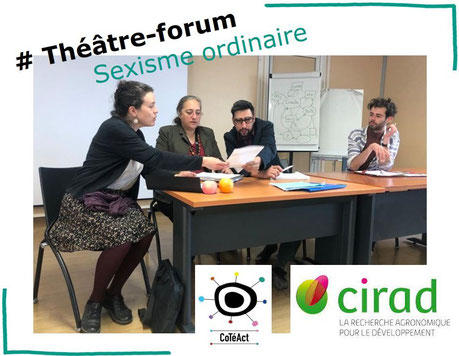 La discrimination de genre et le sexisme au travail : en parler et agir grâce au théâtre-forum